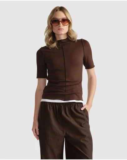 Decjuba - D-Luxe Short Sleeve Top
