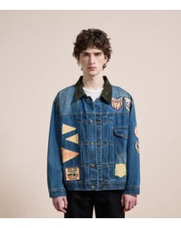 Found - Denim Patchwork Jacket