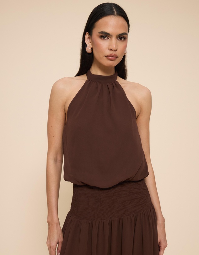 CHANCERY - Briar Halter Maxi Dress