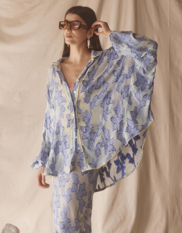 KINGA CSILLA - Verde Chalm Shirt