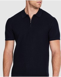 Tarocash - Darius Zip Knit Polo