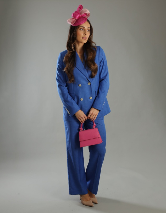 Morgan & Taylor - Heather Fascinator in Hot Pink