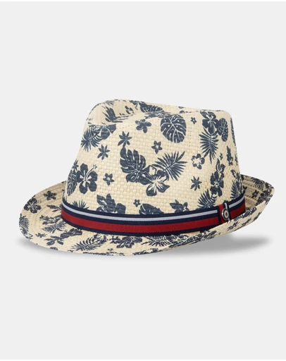 Ben Sherman - Floral Print Fedora