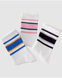 High Heel Jungle - Sophomore Premium Cotton Sock Set – 3 Pairs
