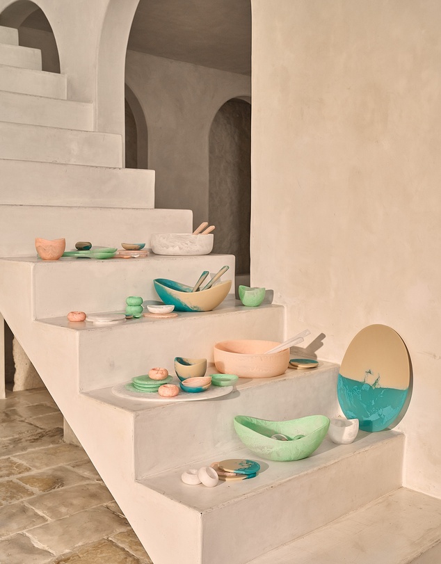Linen House - Resin Large Serving Bowl