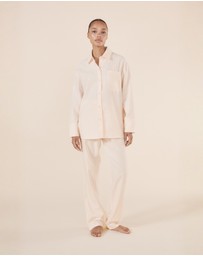 Gingerlilly - Josephine Pink Stripe Cotton PJ set