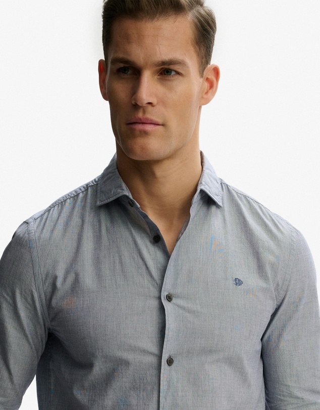 Superdry - Cut Away Poplin Long Sleeve Shirt