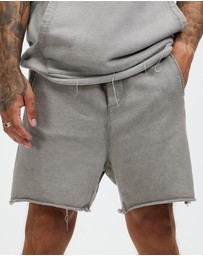 Surrounded By Ghosts - The Platinum French Terry Track Shorts