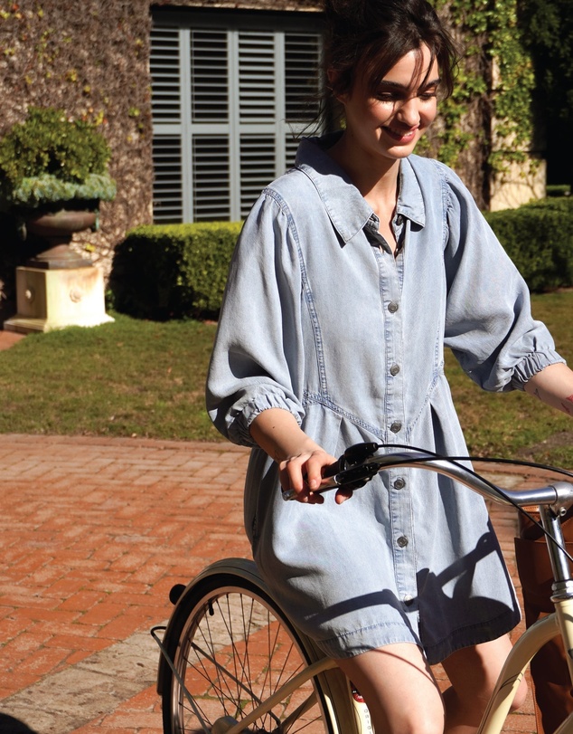Belle & Bloom - Supercut Denim Dress