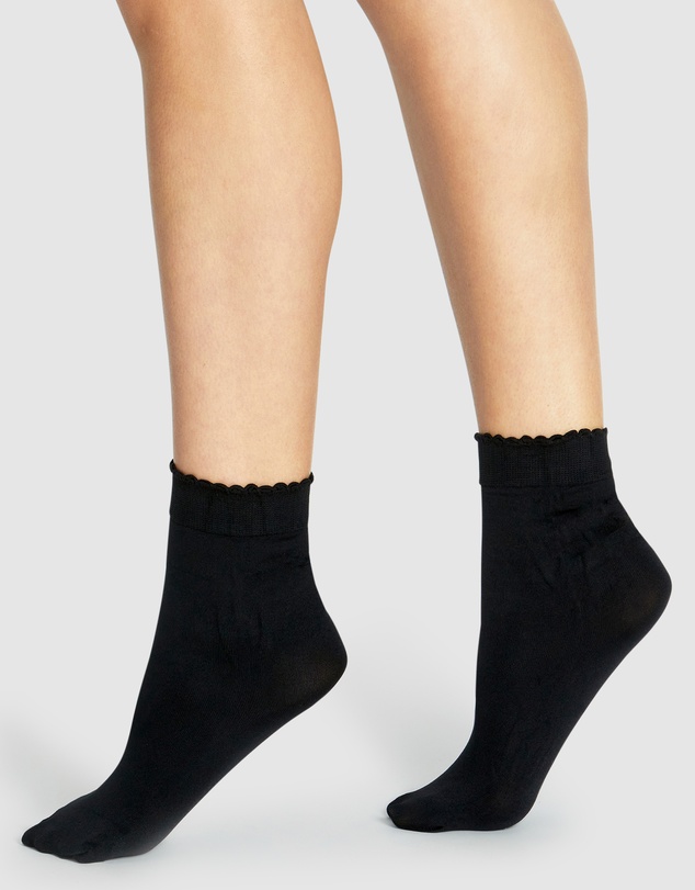 Levante - 5 Pair Pack Ritz Opaque Anklet