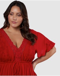 The Poetic Gypsy - Floating Clouds Maxi Dress