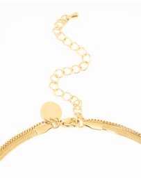 Lovisa - Waterproof Gold Plated Stainless Steel Snake Chain Fine Layered Necklace