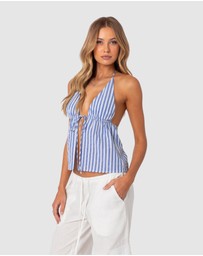 EDIKTED - Madelyn Tie Front Top