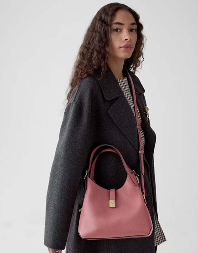Kate Spade - Deco Pebbled Leather Crossbody Tote Bag