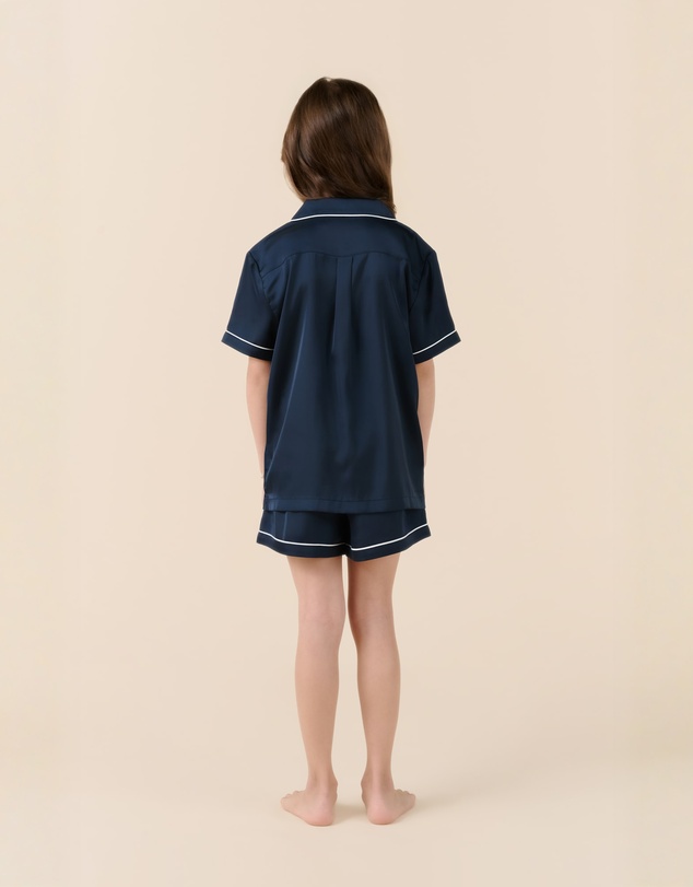 Gingerlilly - Mini Sonia Silky Satin Short PJ Set