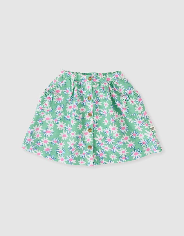 Goldie + Ace - Daisy Patch Presley Pocket Skirt - Babies-Kids
