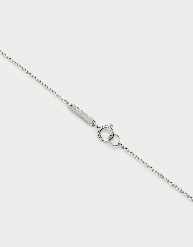 PDPAOLA - Initial 2026 B Silver Pendant Necklace