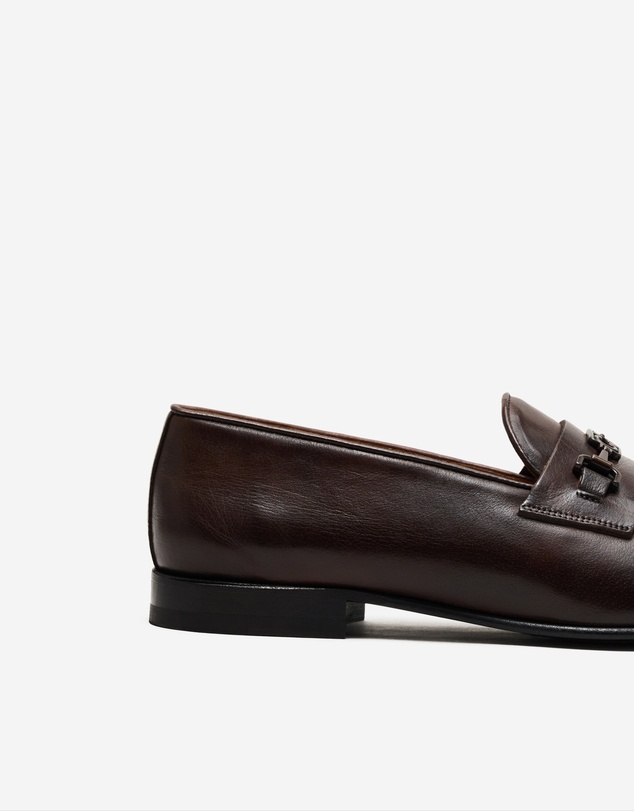 Calibre - Monogram Leather Loafer Tan Dark