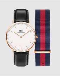 Daniel Wellington - Gift Set - Classic Sheffield 40mm + Nato Strap Oxford