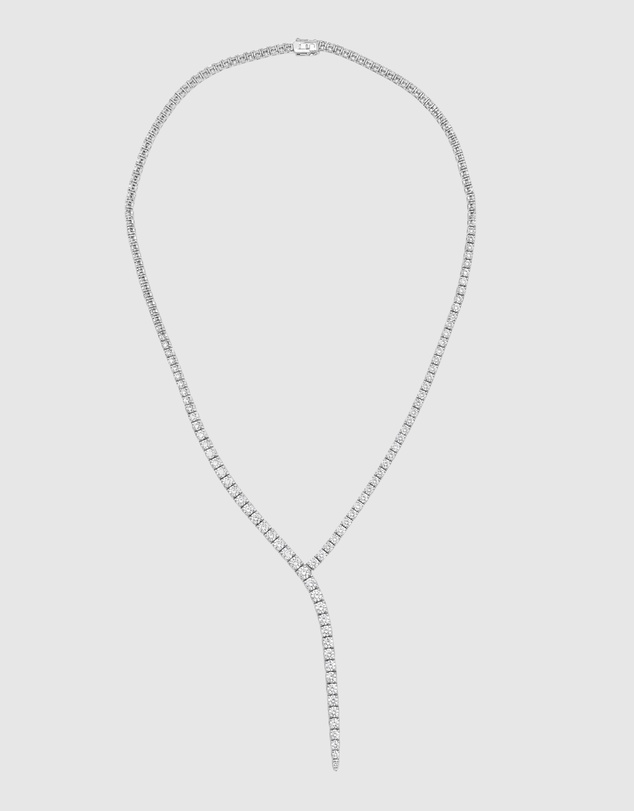 Izoa - Josephine Tennis Drop Necklace