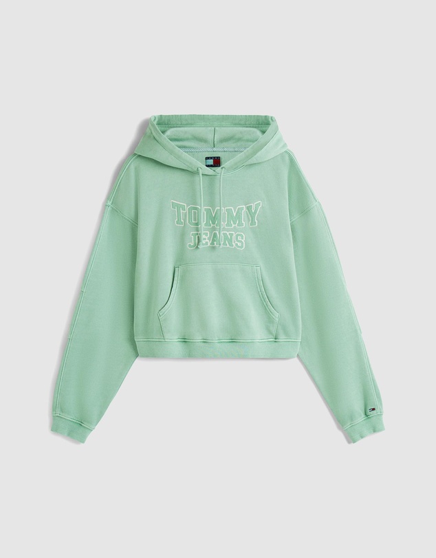 Tommy Jeans - Boxy Crop Varsity Hoodie