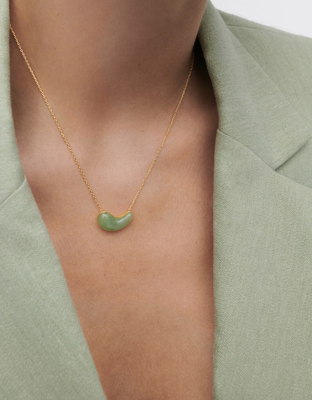 PDPAOLA - Green Aventurine Aura Necklace