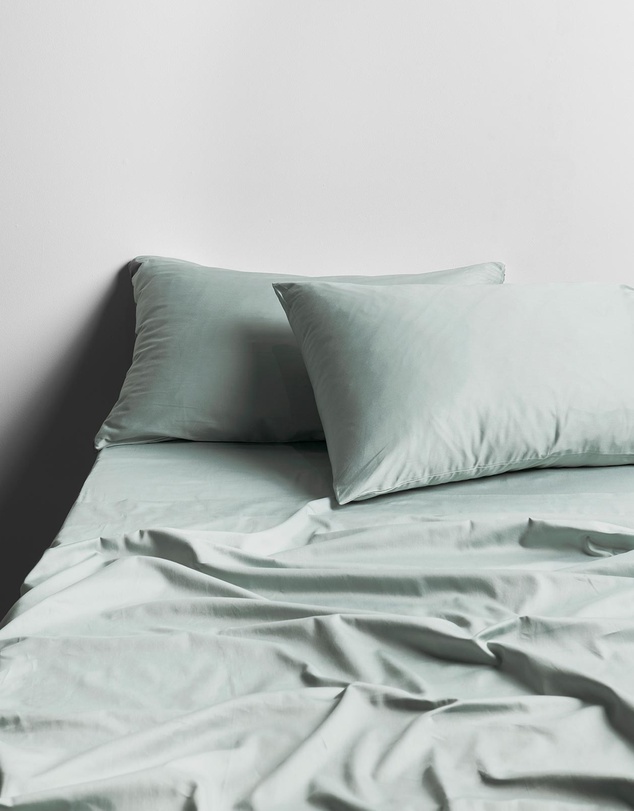 Aura Home - Halo Organic Sateen Sheet Set
