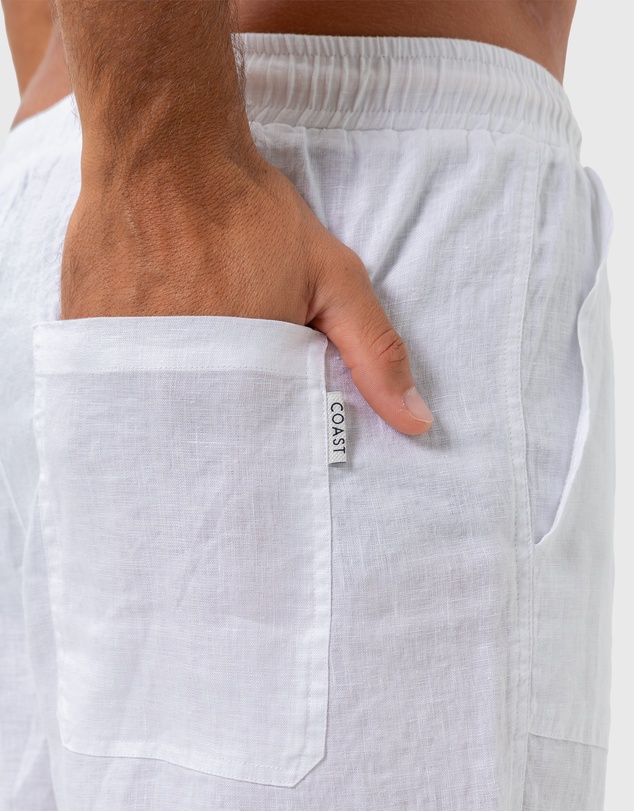 Coast Clothing - St Tropez Linen Pants - White