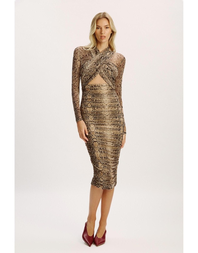Bardot - Aliyah Printed Midi Dress