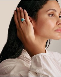 THOMAS SABO - THOMAS SABO Oval Turquoise Ring