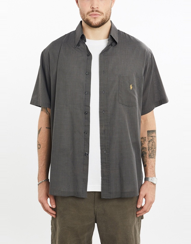 Vintage by The Real Deal - Pre Loved - Vintage 90s Polo Ralph Lauren Short Sleeve Button Up Shirt
