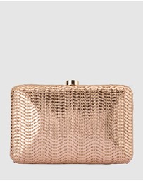 Olga Berg - Hannah Textured Clutch