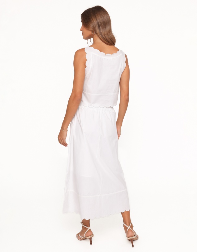Petal & Pup - Heather Maxi Skirt Set - White