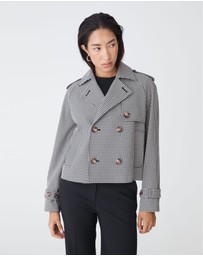 Forcast - Flynn Cropped Trench Coat