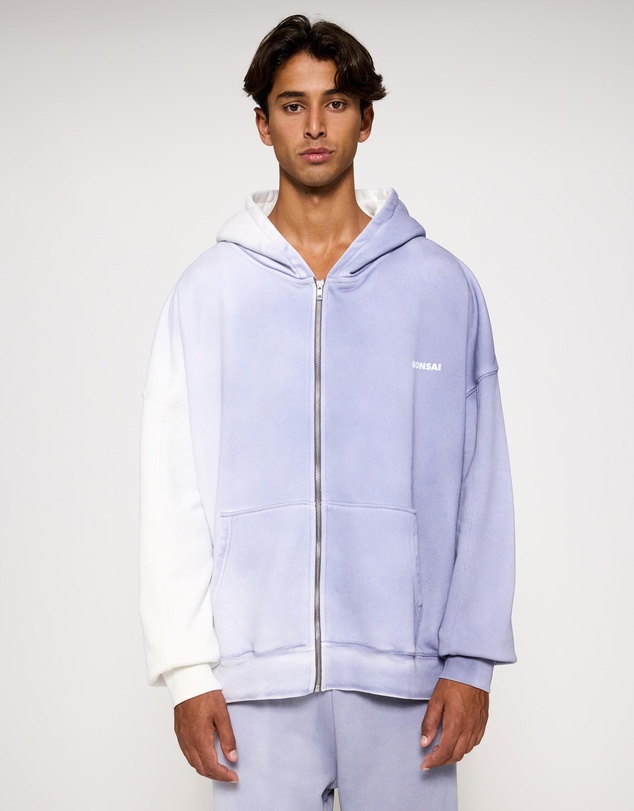 Bonsai - Special Dye Full Zip Oversized Hoodie