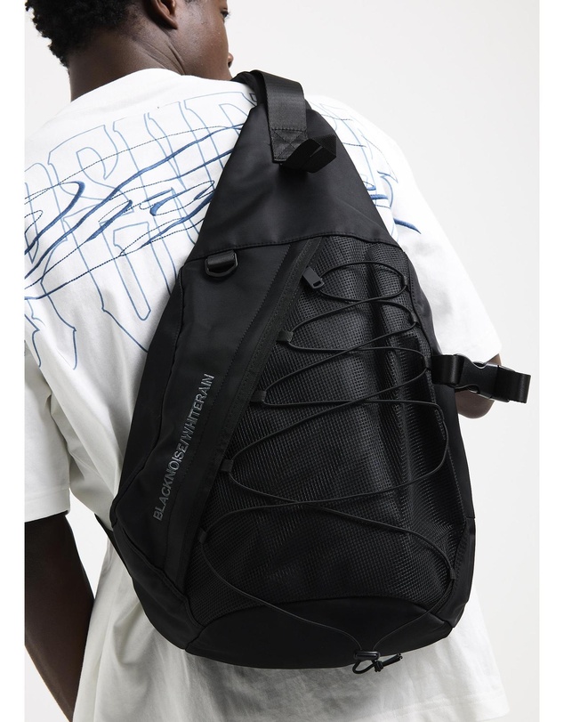 Black Noise White Rain - Sling Bag