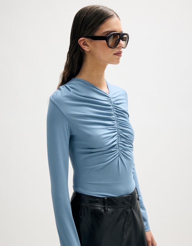 Minima Esenciales - Tore Gathered Jersey Bodysuit