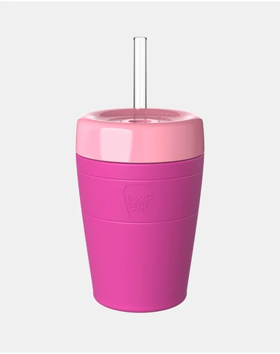 KeepCup - Helix Cold Cup 12oz Reusable Coffee Cup with Straw