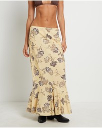 Subtitled - Tanisha Fishtail Maxi Skirt