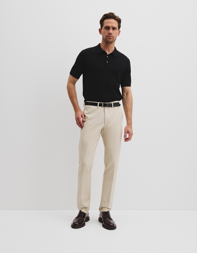 Country Road - Australian Cotton Blend Silk Button Polo