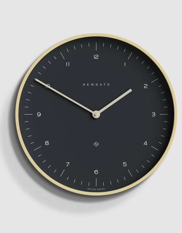 Newgate - Newgate Mr Clarke Clock Pale Wood Oil Grey Dial