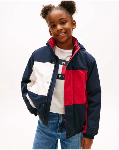 Tommy Hilfiger - Heritage Colour-Blocked Relaxed Jacket - Teens
