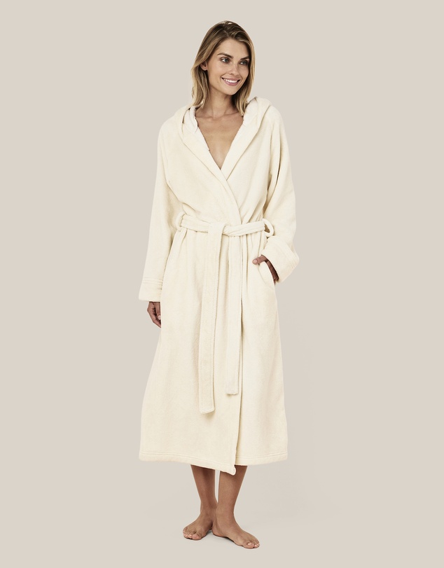 Papinelle - Long Plush Hooded Robe