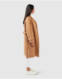 Belle & Bloom - Shore To Shore Belted Wool Coat
