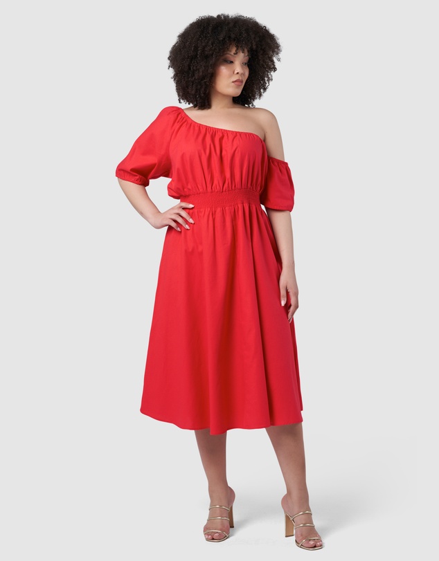 Pink Dusk by Curve Project - Brightside Midi Dress