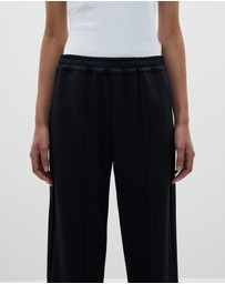 Bassike - twill pinstitch detail pant