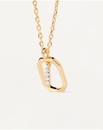 PDPAOLA - Mini Letter I Gold Necklace