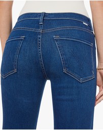 MOTHER - The Mid Rise Rambler Zip Flood Jeans
