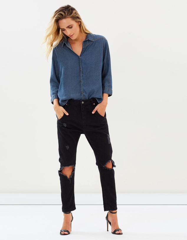DRICOPER DENIM - Lo-Slung Ripped Jeans