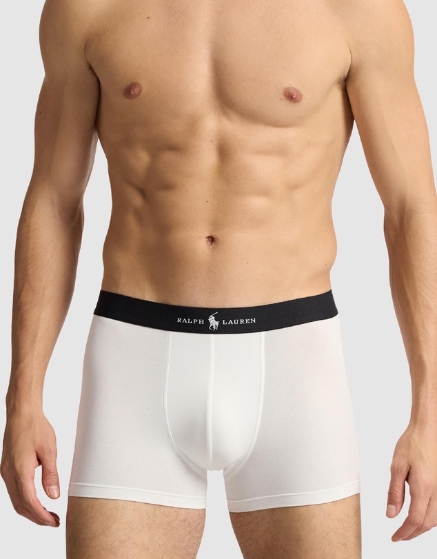 Polo Ralph Lauren - 3-Pack Classic Cotton-Blend Trunks